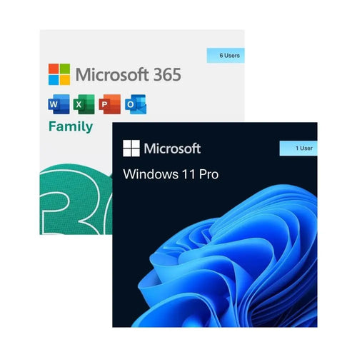 Microsoft 365 Family and Windows 11 Pro bundle