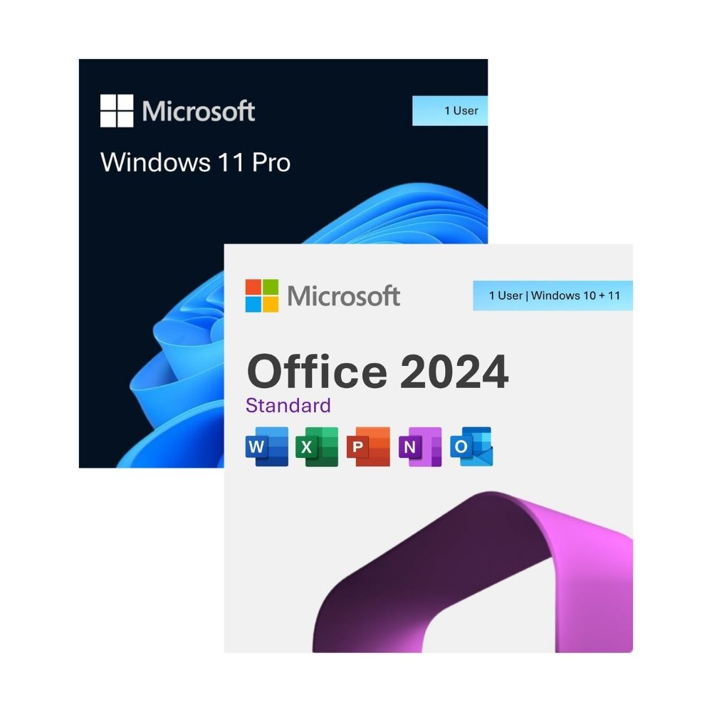 Windows 11 Pro and Office 2024 Standard bundle