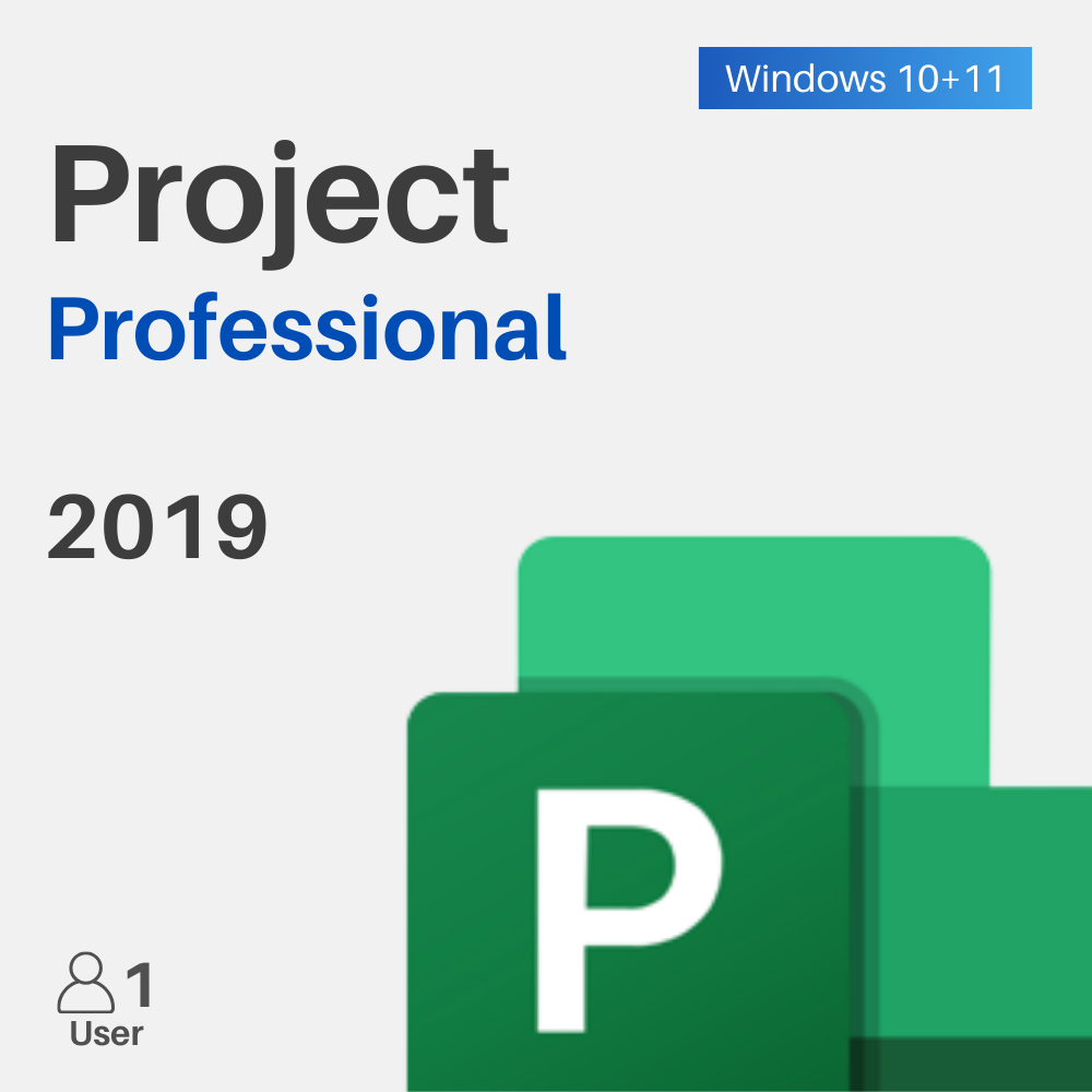 Microsoft Project 2019 Professional license
